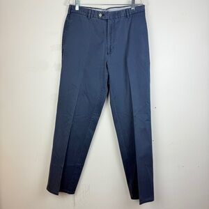 Peter Millar Blue Cotton Chino Pants Men’s Size 32 Tailored Fit Classic Casual